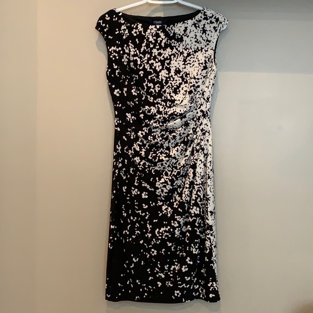 CHAPS dress - mid length, stretchy,